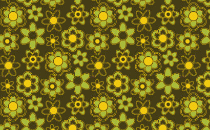 纹理图片116-Green Floral