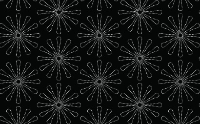 纹理图片98-Black Modern Floral