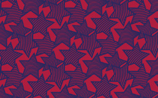 纹理图片110-Purple Funky Stars