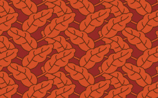 纹理图片112-Orange Leaves