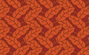 纹理图片112-Orange Leaves