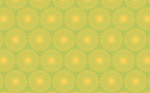 纹理图片113-Lime Retro Floral
