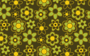 纹理图片116-Green Floral