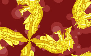 纹理图片1293-golden-dragons