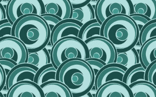 纹理图片131-Green Funky Circles