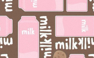 纹理图片1597-粉色牛奶盒无缝平铺背景图案