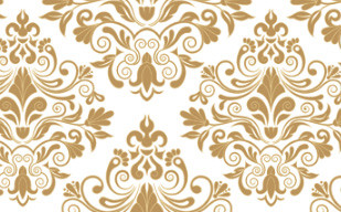 纹理图片1905-棕色欧式花边花纹无缝平铺背景图片