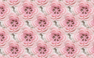 纹理图片2005-粉红色织花无缝平铺背景图片