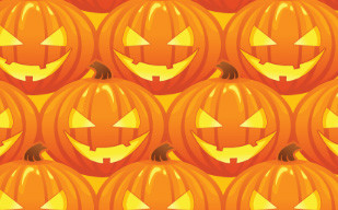 纹理图片51-Halloween Jack O’Lanterns