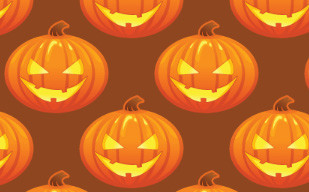 纹理图片53-Halloween Pumpkin