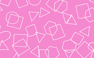 紫粉色背景各种白色相叠线框几何图形无缝平铺图片-纹理图片2240