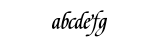 ZCOOLAddictItalic 字体样式