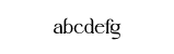 edensor 字体样式
